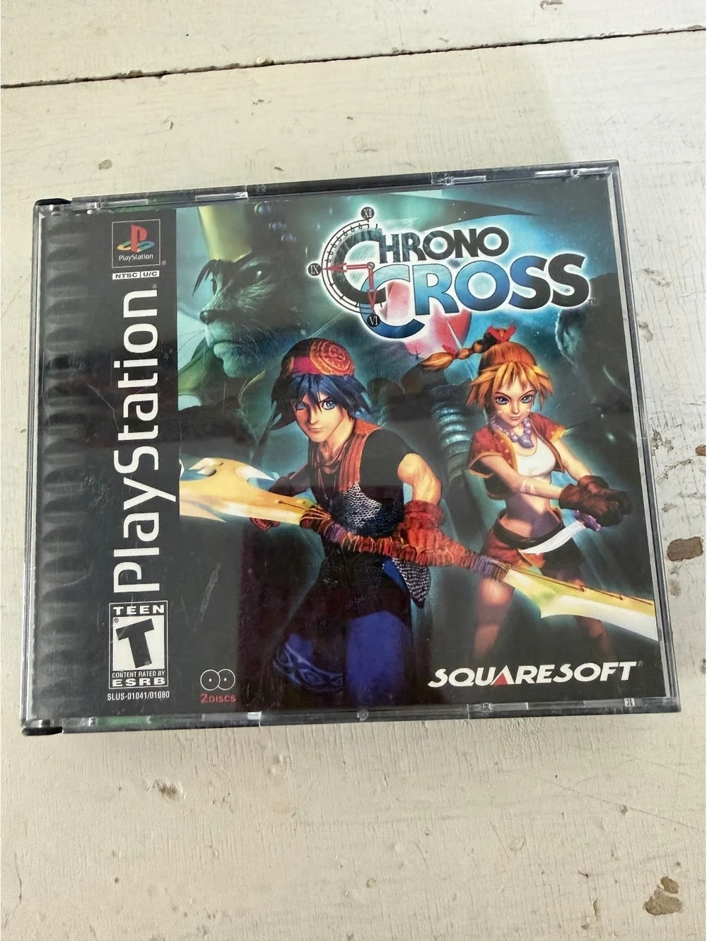 Chrono Cross PlayStation 1 PS1 Game Complete Case and Discs